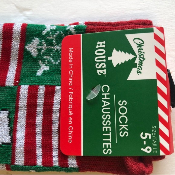 CHRISTMAS TALL KNEE SOCKS NWT - Picture 2 of 11